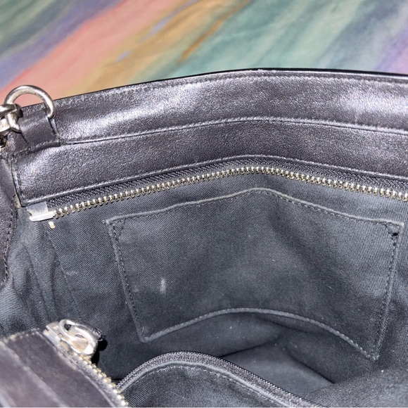 Coach F 48894 Mini Tanner crossbody bags in black - Picture 9 of 10